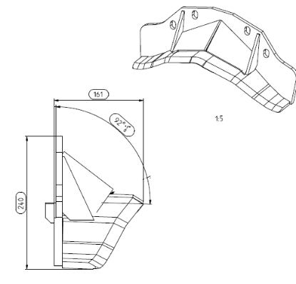 Laasimisnuga ülemine, lai